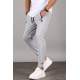 Madmext Men Plain Gray Sweatpants 5436 - Gri