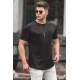 Madmext Men Black T-shirt 4951 - Siyah