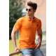 Madmext Orange Polo Shirt for Men 4559 - Turuncu