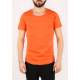 Madmext Men Orange Plain T-Shirt 2308 - Turuncu