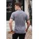 Men Blue Basic Polo T-Shirt - Mavi