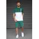 Madmext Men Oversize Dark Green Shorts Set 5385 - Koyu yeşil