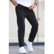 Black Basic Jogger Trousers 5474 - Siyah