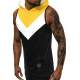 Madmext Men Sleeveless Black Hoodie 2897 - Siyah