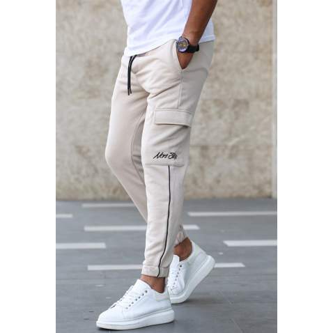 Madmext Beige Sweatpants 4828 - Bej