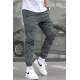 Men Gray Cargo Trousers 5647 - Gri