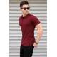 Men Maroon Polo T-Shirt - Bordo