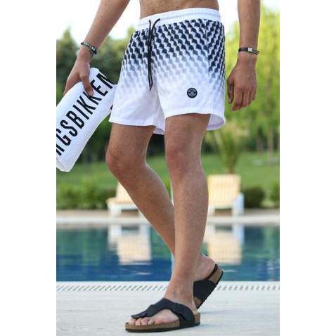 Black Basic Swim Shorts 5778 - Siyah