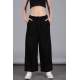 Mad Girls Black Bell Bottom Sweatpants MG1100 - Siyah