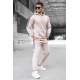 Madmext Beige Tracksuit For Men 5425 - Bej