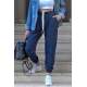 Mad Girls Basic Navy Blue Sweatpants MG304 - Lacivert