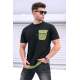 Madmext Men Black T-shirt 5386 - Siyah