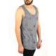 Madmext Men Printed Black Tank Top 2329 - Siyah