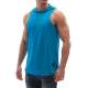 Sleeveless T-Shirt In Hooded turquoise 2893 - Turkuaz