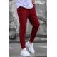 Madmext Men Elastic Bottom Maroon Sweatpants 4821 - Bordo