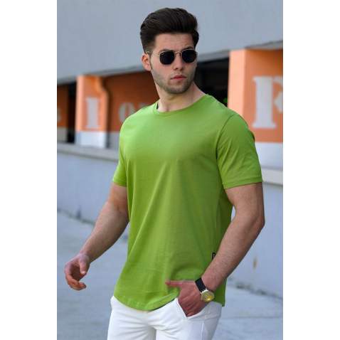 Madmext Men Green T-shirt 4951 - Yeşil