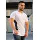 Madmext White T-shirt for Men 4102 - Beyaz