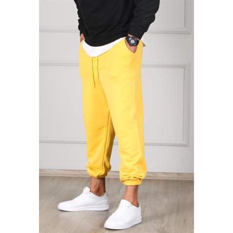 Madmext Men Oversize Yellow Sweatpants 4832 - Sarı