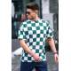 Madmext Men Green Designed T-shirt 5808 - Yeşil