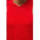 Madmext Red T-shirt with Hood for Men 2893 - Kırmızı