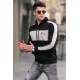 Madmext Men Black Hoodie Sweatshirt 5290 - Siyah