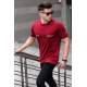 Madmext Men Printed Maroon T-shirt 5395 - Bordo