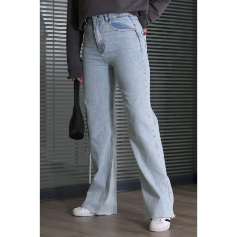 Mad Girls Light Blue Jeans Mg1037 - Açık mavi