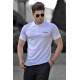 Madmext White Polo Shirt for Men 4614 - Beyaz