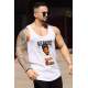 Madmext White Printed T-shirt for Men 2635 - Beyaz