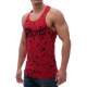 Sleeveless T-Shirt In Printed Red 2888 - Kırmızı