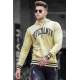 Madmext Men Yellow Hoodie Sweatshirt 5287 - Sarı