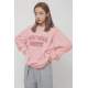 Mad Girls Soft Pink Sweatshirt MG1266 - Pudra