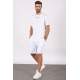 Madmext Men White Shorts Set 5382 - Beyaz