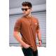 Madmext Men Brown T-shirt 5381 - Kahverengi