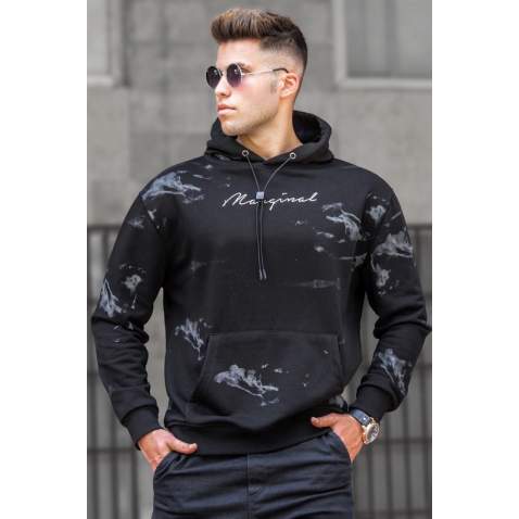 Madmext Men Black Sweatshirt 5291 - Siyah