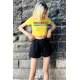 Yellow Printed Crop T-Shirt MG1535 - Sarı