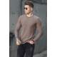 Madmext Brown Crew-Neck Men Knitwear Jumper 4637 - Kahverengi