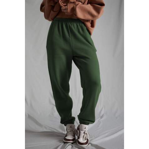 Women Khaki Oversize Sweatpants MG1235 - Haki