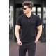 Madmext Black Polo Shirt for Men 4614 - Siyah