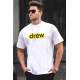 Madmext Men White T-shirt 5205 - Beyaz