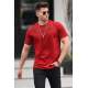 Madmext Men Printed Maroon T-shirt 5368 - Bordo