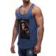 Madmext Dark Blue Bob Marley Printed T-shirt for Men 2634 - İndigo