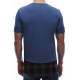 Madmext Men Printed Indigo T-shirt 2576 - İndigo