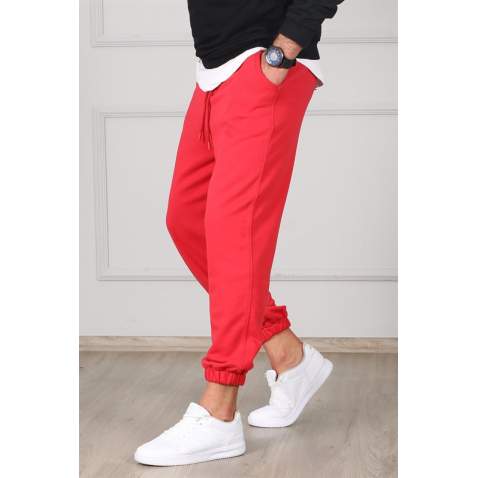 Madmext Men Oversize Red Sweatpants 4832 - Kırmızı