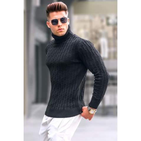 Black Knitwear Sweater 5759 - Siyah