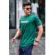 Madmext Men Printed Green T-shirt 5814 - Yeşil