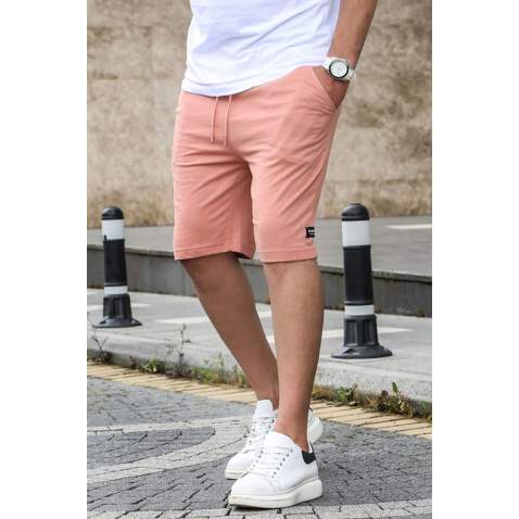 Madmext Soft Pink Basic Capri for Men 2908 - Pudra