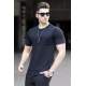 Madmext Black T-shirt for Men 5089 - Siyah