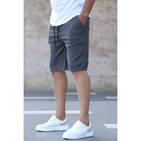 Madmext Anthracite Capri Shorts 5410 - Antrasit