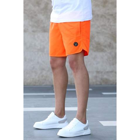 Madmext Men Neon Orange Swim Shorts 5087 - Neon turuncu